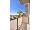 Inviting balcony with sleek railings, palm trees, and open sky views at 353 E Bonneville Ave # 375, Las Vegas, NV 89101