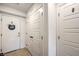 Clean entryway with white doors, neutral paint, and tile flooring at 4278 Lemay St # 2, Las Vegas, NV 89115