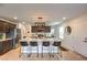 Open-concept kitchen featuring a large island, pendant lighting, and modern appliances at 4278 Lemay St # 2, Las Vegas, NV 89115