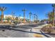 Community entrance with palm trees and signage at 4278 Lemay St # 2, Las Vegas, NV 89115