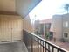 Balcony view showcasing landscaping and architecture at 4370 Sandy River Dr # 24, Las Vegas, NV 89103