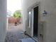 Exterior view of the backyard with rock ground cover, and desert landscaping at 5481 Railroad River Ave, Las Vegas, NV 89139