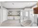 Elegant bathroom featuring a soaking tub and a glass-enclosed shower with marble tiling at 8132 Bay Harbor Dr, Las Vegas, NV 89128