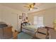 Compact bedroom features a comfortable single bed with a window, plus plenty of space to relax at 10417 Niagara Falls Ln, Las Vegas, NV 89144