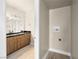 Bathroom leading into a laundry room that features washer and dryer hook-ups at 1405 Vegas Valley Dr # 226, Las Vegas, NV 89169
