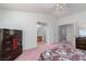 View of main bedroom showing ensuite bathroom and closet access at 1813 Villa Vista Way, Las Vegas, NV 89128