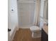 Clean bathroom with a walk-in shower, new toilet, and contemporary vanity at 2232 Aspen Mirror Way # 204, Laughlin, NV 89029