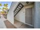 Apartment complex exterior with stairs leading to the front door at 3411 Sunfish Dr # B, Henderson, NV 89014