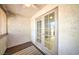 Enclosed patio with glass paneled doors to the inside of the residence at 3411 Sunfish Dr # B, Henderson, NV 89014