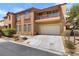 Charming two-story home with a spacious driveway and a balcony overlooking the front yard at 3637 Pinnate Dr, Las Vegas, NV 89147