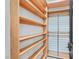 Walk-in pantry featuring custom wooden shelves and wine storage at 503 Aaron Way, Boulder City, NV 89005