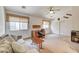 The bright bonus room is carpeted at 5419 Sharpei Ct, Las Vegas, NV 89131