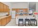 Kitchen features an island, breakfast bar, and plenty of cabinet space at 5419 Sharpei Ct, Las Vegas, NV 89131