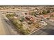 Expansive home features desert landscaping, pool, solar panels, and circular driveway at 5690 N Park St, Las Vegas, NV 89149