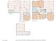 Floor plan showcasing the layout of the home's multiple levels, including bedrooms and kitchen at 6625 Gossamer Fog Ave, Las Vegas, NV 89139