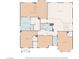 Upstairs floor plan boasts a main bedroom with balcony and ensuite bath at 6625 Gossamer Fog Ave, Las Vegas, NV 89139