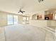 Open living area featuring sliding glass doors to patio and backyard pool at 6625 Gossamer Fog Ave, Las Vegas, NV 89139