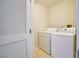 Bright laundry room with washer and dryer at 6649 W Tropicana Ave # 101, Las Vegas, NV 89103