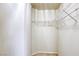 Walk-in closet featuring shelving for storing clothes and accessories at 7641 Jacaranda Bay St, Las Vegas, NV 89139
