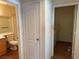 View from hallway featuring easy access to bathroom and laundry room at 8154 Flanders Terrace Dr, Las Vegas, NV 89123