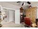 Bedroom featuring multiple doors and light colored carpet at 8266 Lincoln Valley St, Las Vegas, NV 89123