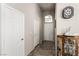 Elegant foyer with tile flooring, neutral colors, and decorative accents at 8266 Lincoln Valley St, Las Vegas, NV 89123