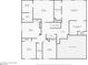 Second story floor plan, showcasing five bedrooms, three bathrooms, and a central loft area at 8717 Kingship Ct, Las Vegas, NV 89129