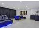 Spacious game room with pool table, comfortable seating and entertainment options at 8717 Kingship Ct, Las Vegas, NV 89129