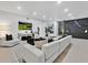 A bright living room with a view to the golf course at 8717 Kingship Ct, Las Vegas, NV 89129