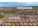 Overhead view noting the property address within the community and proximity to the golf course at 8812 Stoney Point Dr, Las Vegas, NV 89134