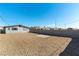 Large backyard offers endless possibilities for outdoor activities and garden at 887 W Carey Ave, North Las Vegas, NV 89030