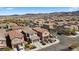 Picturesque aerial of a residential neighborhood highlighting well-maintained homes and desert views at 922 Harbor Ave, Henderson, NV 89002