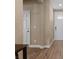 Bright entryway featuring light walls, wood floors, and contrasting white doors at 922 Harbor Ave, Henderson, NV 89002
