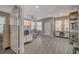 Bright, open living space with a fireplace, modern furniture, and large windows for natural light at 10001 Peace Way # 1321, Las Vegas, NV 89147