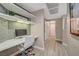 Practical home office space featuring built-in shelving, desk, and ample lighting at 10001 Peace Way # 1321, Las Vegas, NV 89147