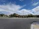 Wide shot of the community, highlighting well-maintained landscaping and common areas in a peaceful setting at 10398 Addie De Mar Ln, Las Vegas, NV 89135