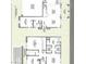 Detailed floor plan showcasing the layout of this two-story home with bedrooms, garage, and living spaces at 10398 Addie De Mar Ln, Las Vegas, NV 89135