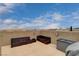 Rooftop deck with patio furniture and views of the surrounding area at 105 Campbelltown Ave, Henderson, NV 89015