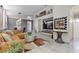 Cozy living room with modern decor, stylish lighting, and a spacious layout for entertaining at 139 Serenade Ct, Henderson, NV 89074