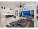 Bright living room features an open floor plan and scenic outdoor views at 148 Tre Pietre St, Henderson, NV 89011