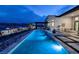 Sparkling pool and integrated spa with scenic views, ideal for relaxation and entertaining at 148 Tre Pietre St, Henderson, NV 89011