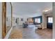 Spacious living room with elegant tile floors, neutral walls, and abundant natural light at 2809 Gilmary Ave, Las Vegas, NV 89102