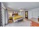 Serene main bedroom with a king-size bed, sliding glass doors, and ensuite bathroom, offering a private retreat at 2809 Gilmary Ave, Las Vegas, NV 89102