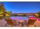 Relaxing poolside lounge area with comfortable seating and scenic vista at 2994 San Lorenzo Ct, Henderson, NV 89052