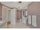 Neutral toned bathroom with tile flooring, vanity, and toilet at 322 Karen Ave # 708, Las Vegas, NV 89109