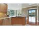 Modern kitchen with granite countertops, stainless steel appliances, and city view at 322 Karen Ave # 708, Las Vegas, NV 89109