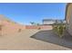 Low-maintenance backyard with desert landscaping, brick wall and mountain views at 4001 Turquoise Falls St, Las Vegas, NV 89129