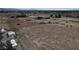 Aerial view of a mobile home park surrounded by desert landscape with RV spots on a sunny day at 4861 Pahrump Valley Blvd, Pahrump, NV 89048