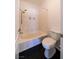 This bathroom features a shower/tub combination and a standard toilet at 5256 Harvest Breeze Rd, Las Vegas, NV 89118