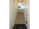 Carpeted stairs leading to the upper level with black accent trim at 5256 Harvest Breeze Rd, Las Vegas, NV 89118